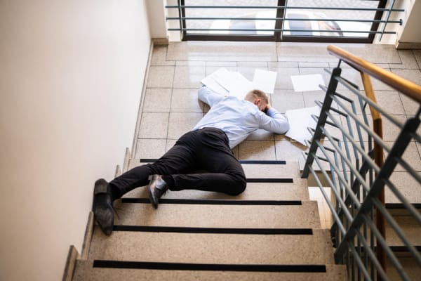 Men Fallen from Stairs